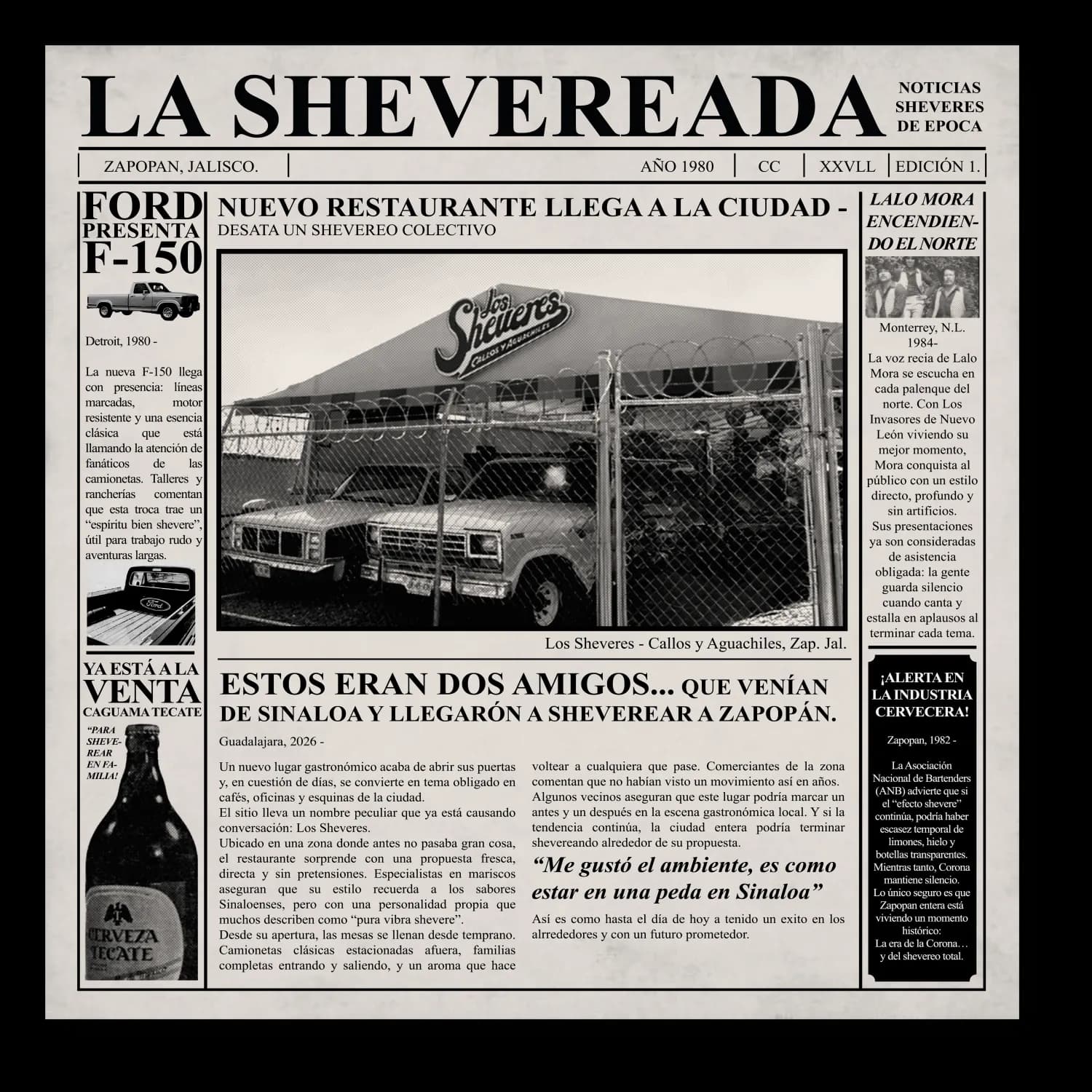 La Shevereada – Nuevo restaurante llega a la ciudad